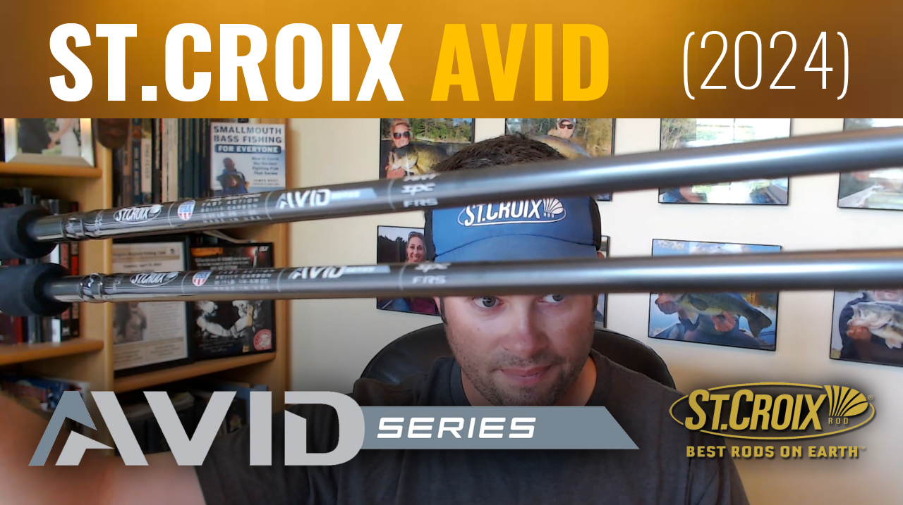 Wisconsin Bass Fishing Guide  The (new) St. Croix Avid 2024