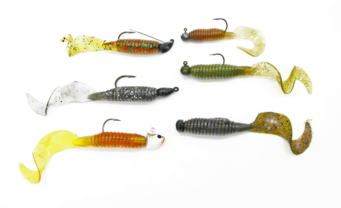 Esche Soft Kalin's Lunker Grub Salate, Confezione Da 10, Per Pesca Panfish E Halibut, Design A Lenta Azione - 2